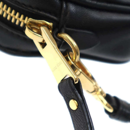 Miu Miu Matelasse Nappa Leather Pouch Black — view 8