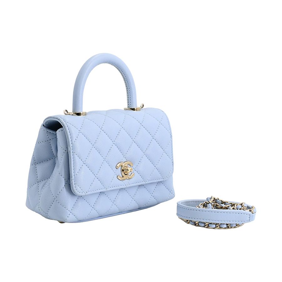 Chanel Handbag Top Handle Mini Flap Bag — view 2