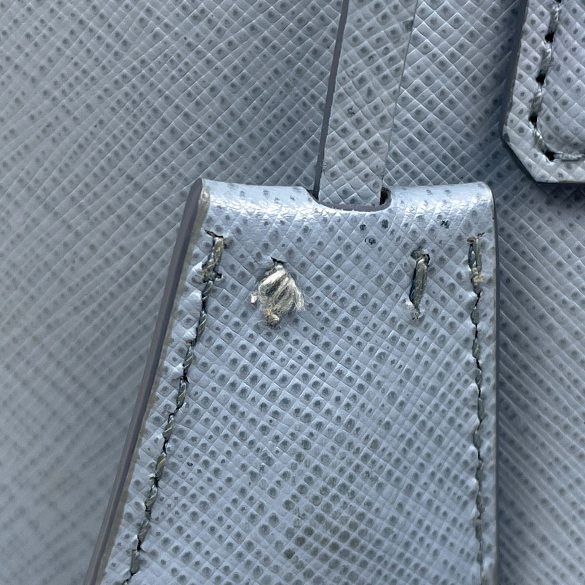 Prada Handbag Galleria 2-Way Saffiano Leather Light Blue — view 5