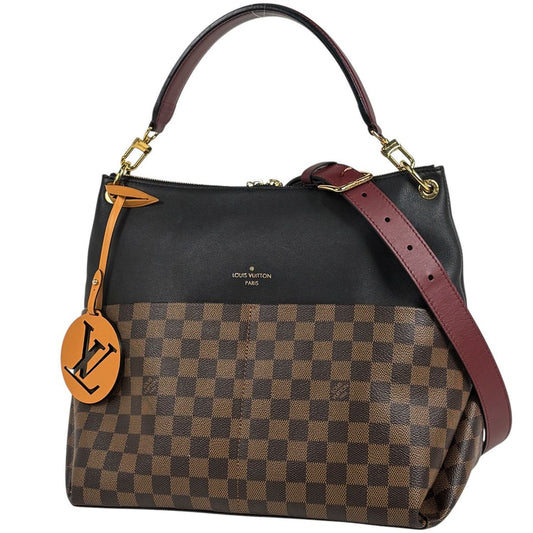 Louis Vuitton Maida Hobo Shoulder Bag 2-Way Damier Brown Noir