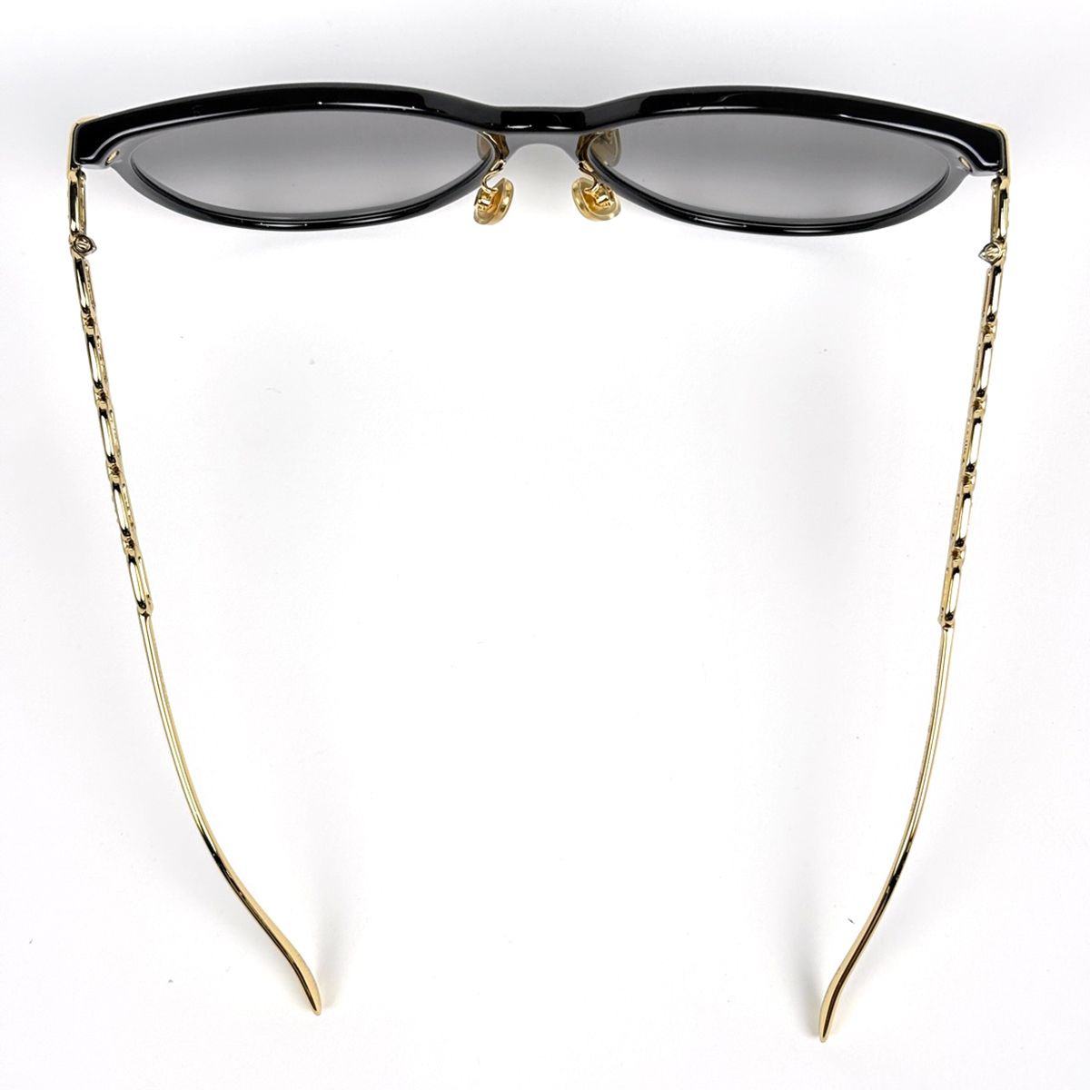 Louis Vuitton My LV Chain Two Cat Eye Sunglasses Eyewear Acetate Metal Black — view 3