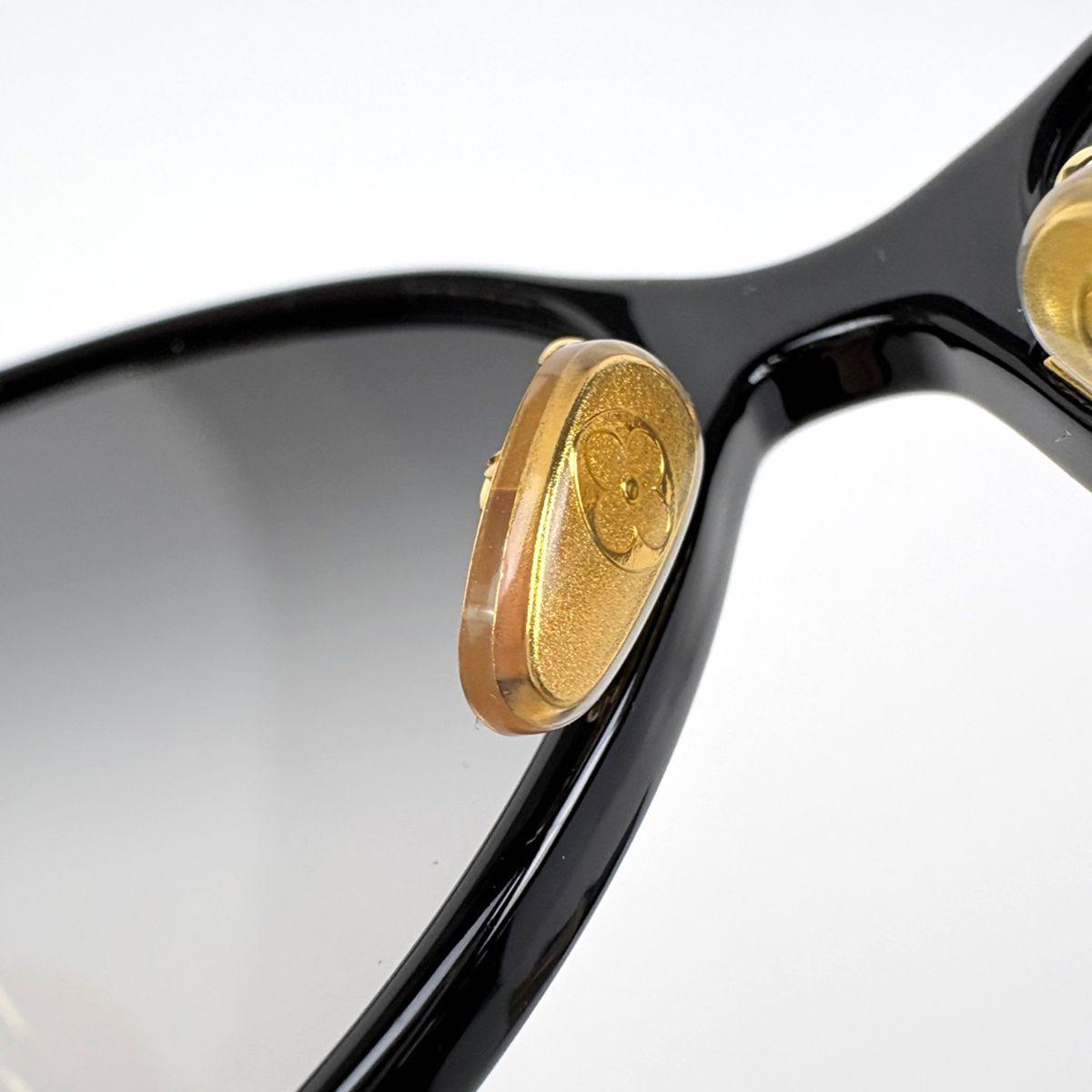 Louis Vuitton My LV Chain Two Cat Eye Sunglasses Eyewear Acetate Metal Black — view 5