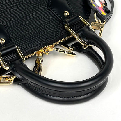 Louis Vuitton Alma BB Handbag 2-Way Takashi Murakami Epi Noir — view 4
