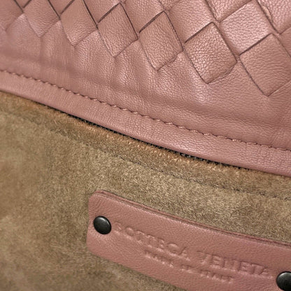 Bottega Veneta Tote Bag Intrecciato Garda Leather Pink — view 5