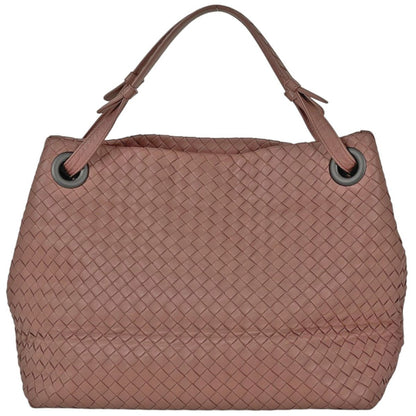 Bottega Veneta Tote Bag Intrecciato Garda Leather Pink
