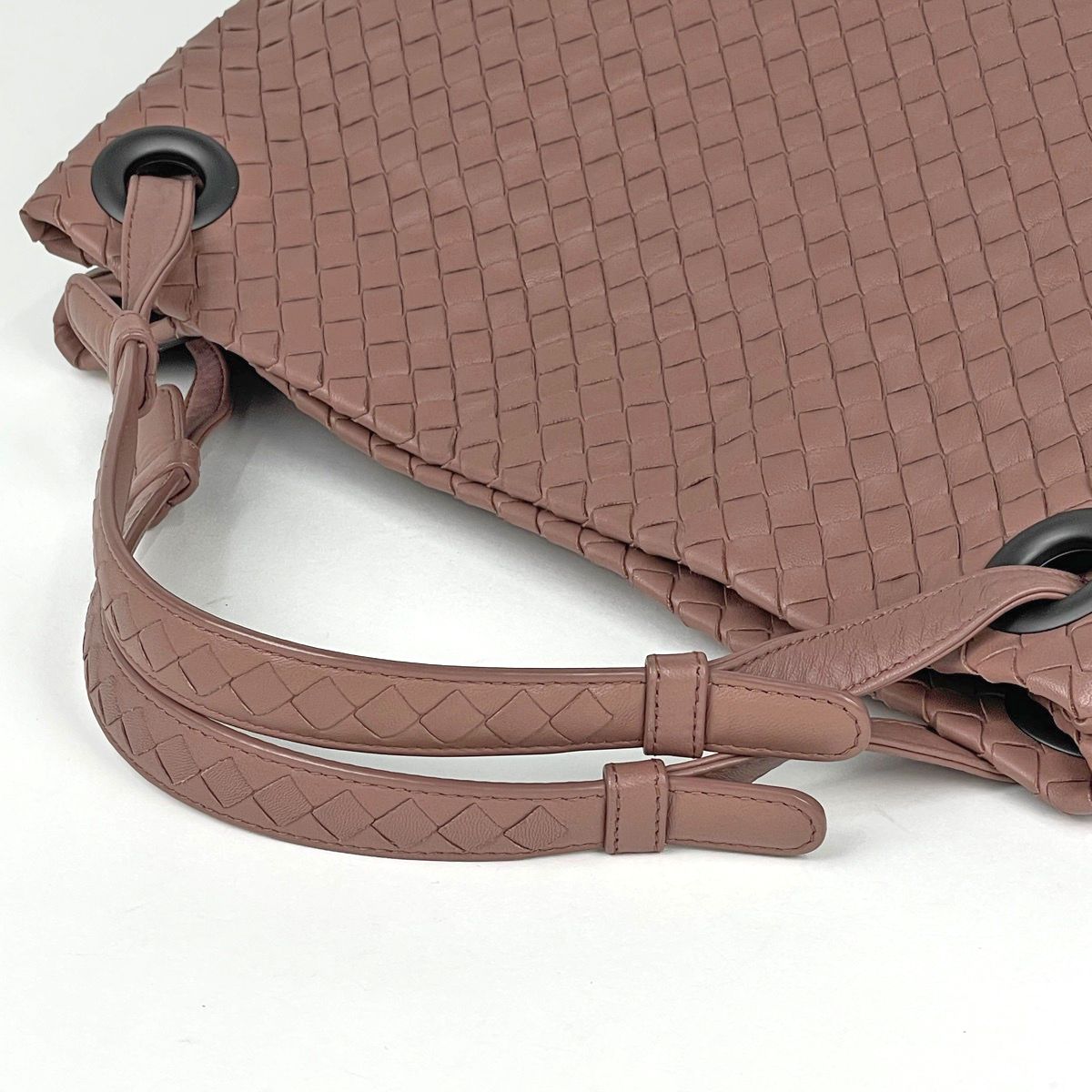 Bottega Veneta Tote Bag Intrecciato Garda Leather Pink — view 4