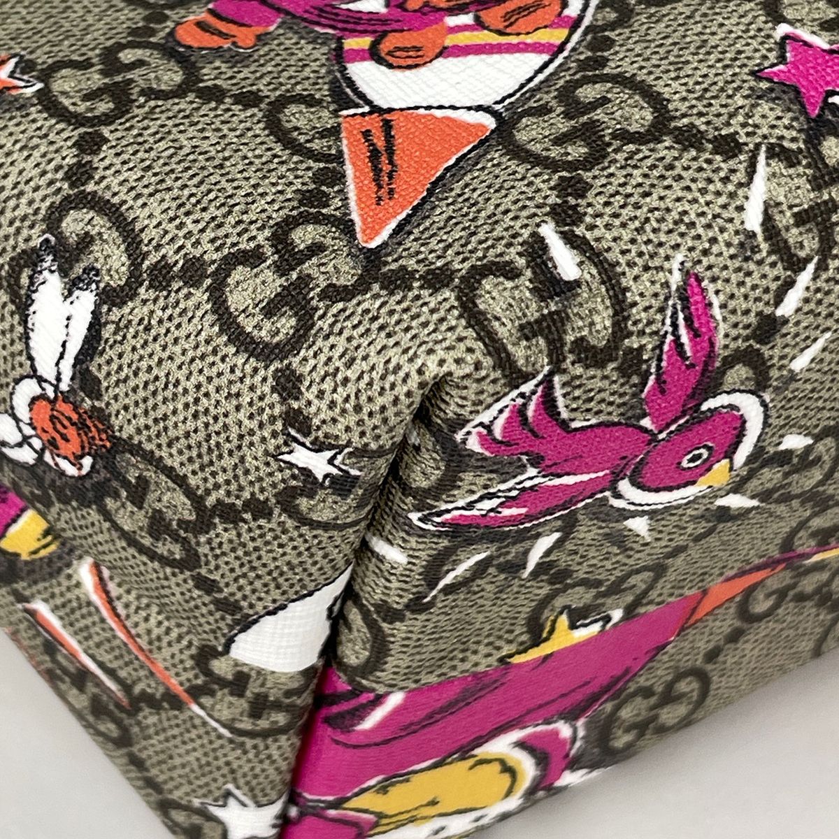 Gucci Handbag Children's Yuko Higuchi GG Supreme Beige Multicolor — view 3