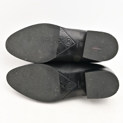 Chanel Loafers Black CC Logo Leather — view 4