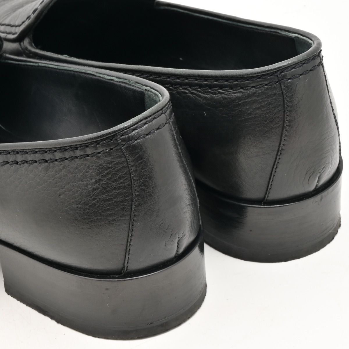 Chanel Loafers Black CC Logo Leather — view 8