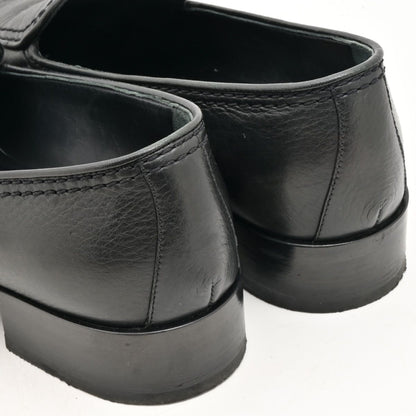 Chanel Loafers Black CC Logo Leather — view 8