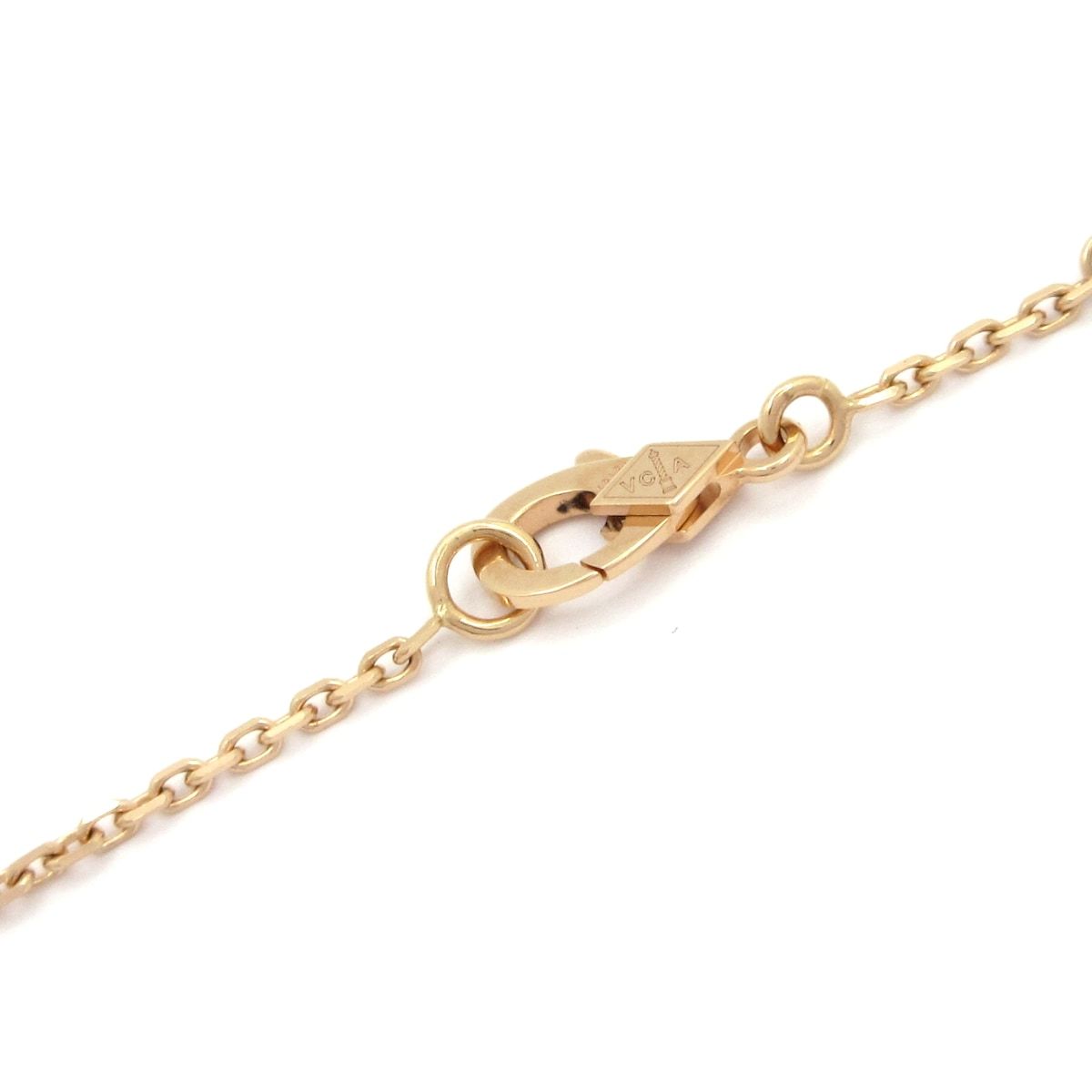 Van Cleef & Arpels Necklace Vintage Alhambra Pink Diamond — view 4