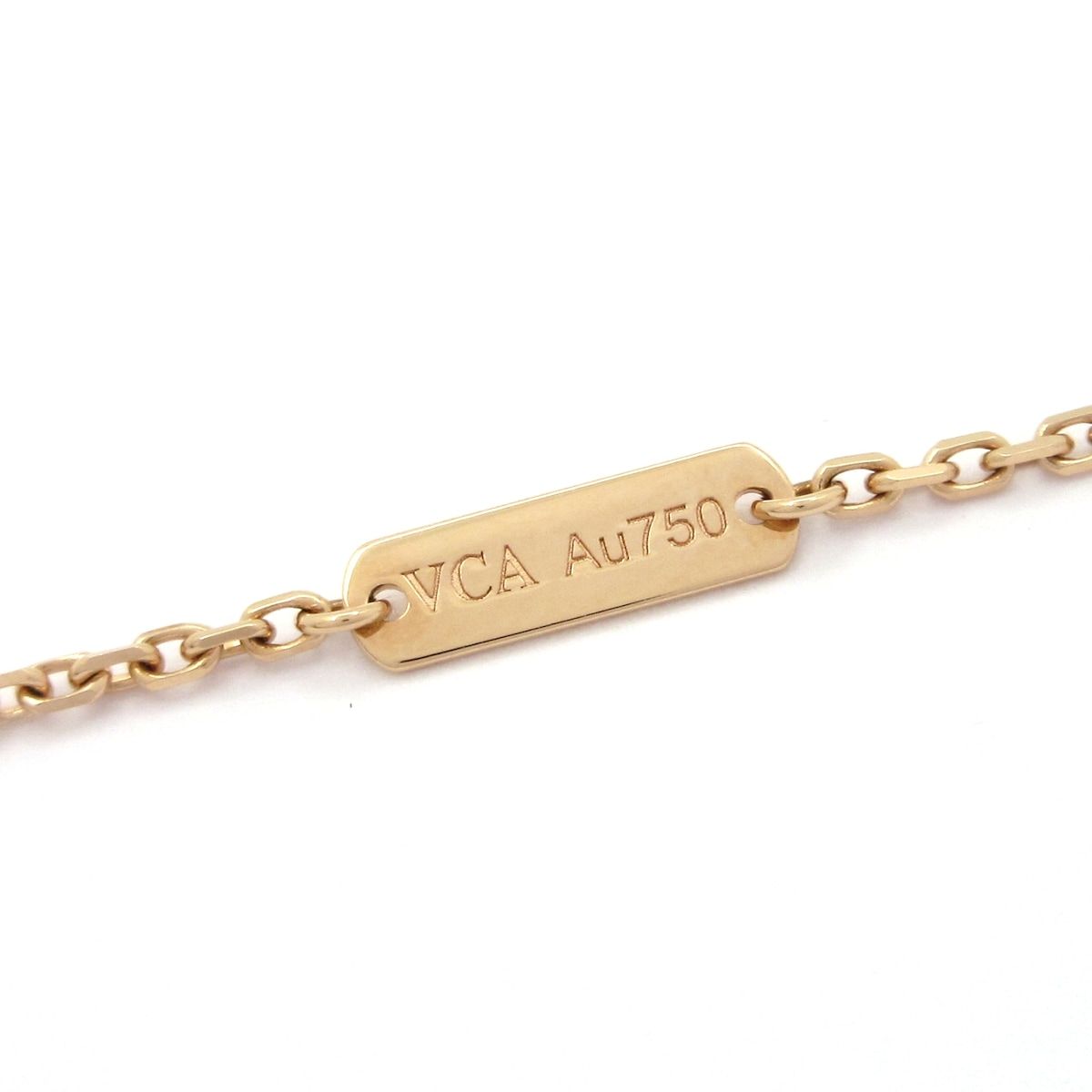 Van Cleef & Arpels Necklace Vintage Alhambra Pink Diamond — view 5