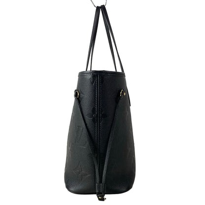 Louis Vuitton Tote Bag Monogram Empreinte Neverfull MM Noir Leather Cowhide — view 4