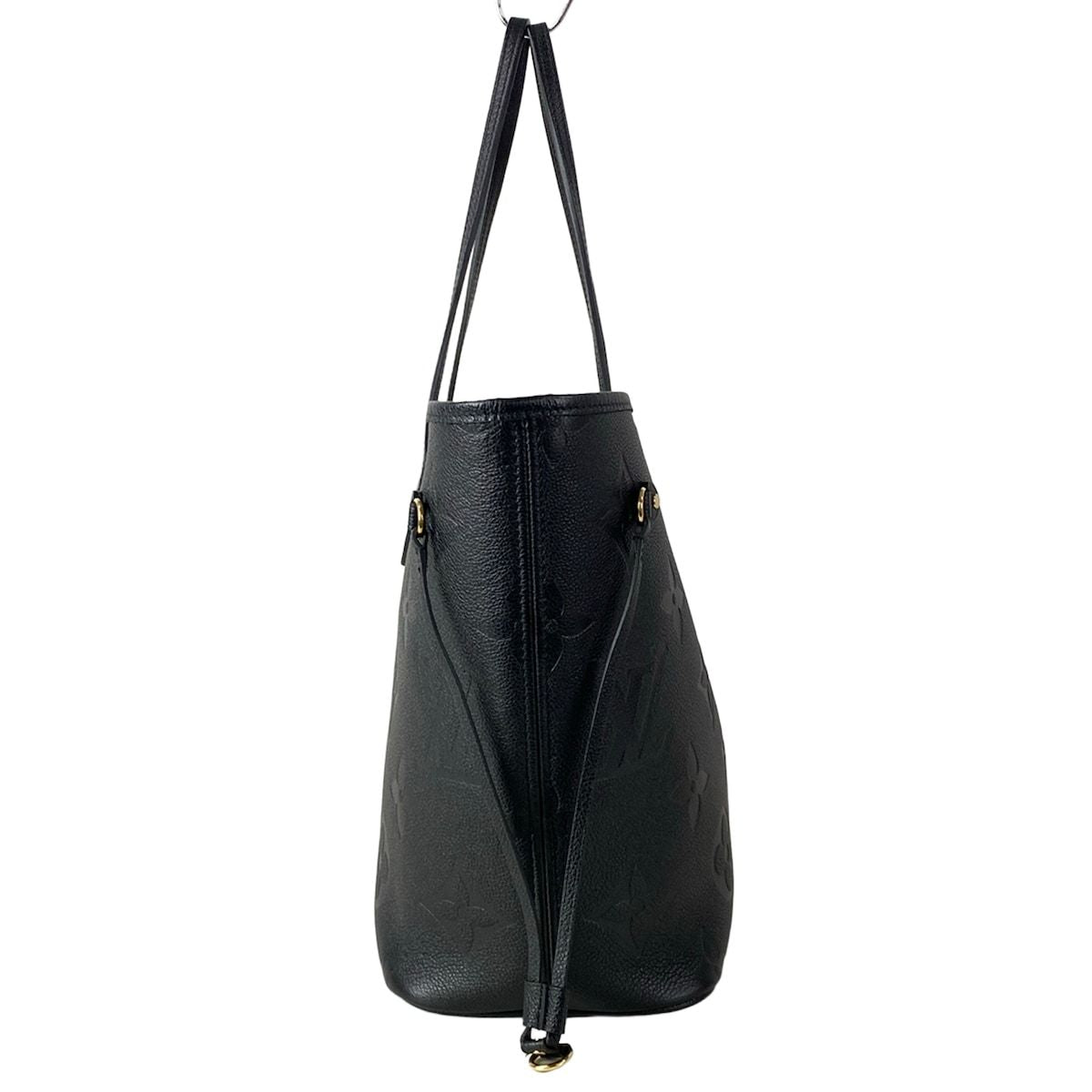 Louis Vuitton Tote Bag Monogram Empreinte Neverfull MM Noir Leather Cowhide — view 2
