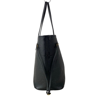 Louis Vuitton Tote Bag Monogram Empreinte Neverfull MM Noir Leather Cowhide — view 2