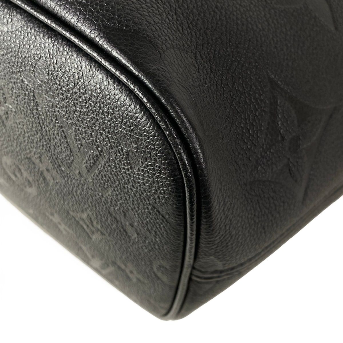 Louis Vuitton Tote Bag Monogram Empreinte Neverfull MM Noir Leather Cowhide — view 6