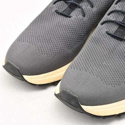 Prada Sneakers Dark Gray Black Lace-up Knit Fabric 7.5 — view 7