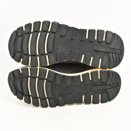 Prada Sneakers Dark Gray Black Lace-up Knit Fabric 7.5 — view 4