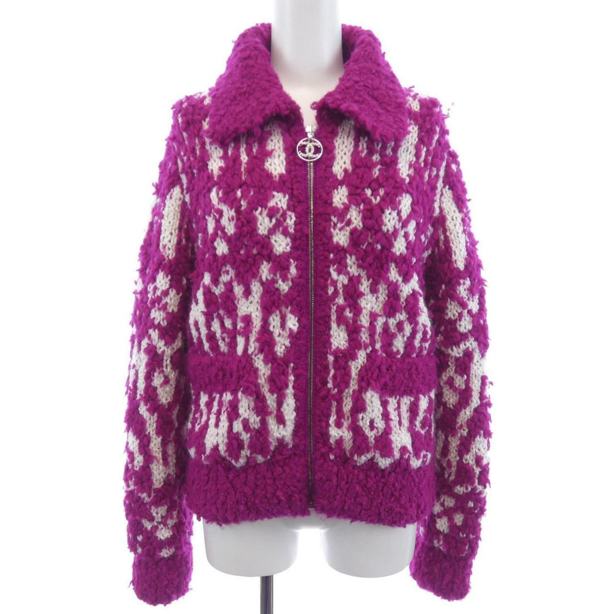 Chanel 19B Jacket Purple