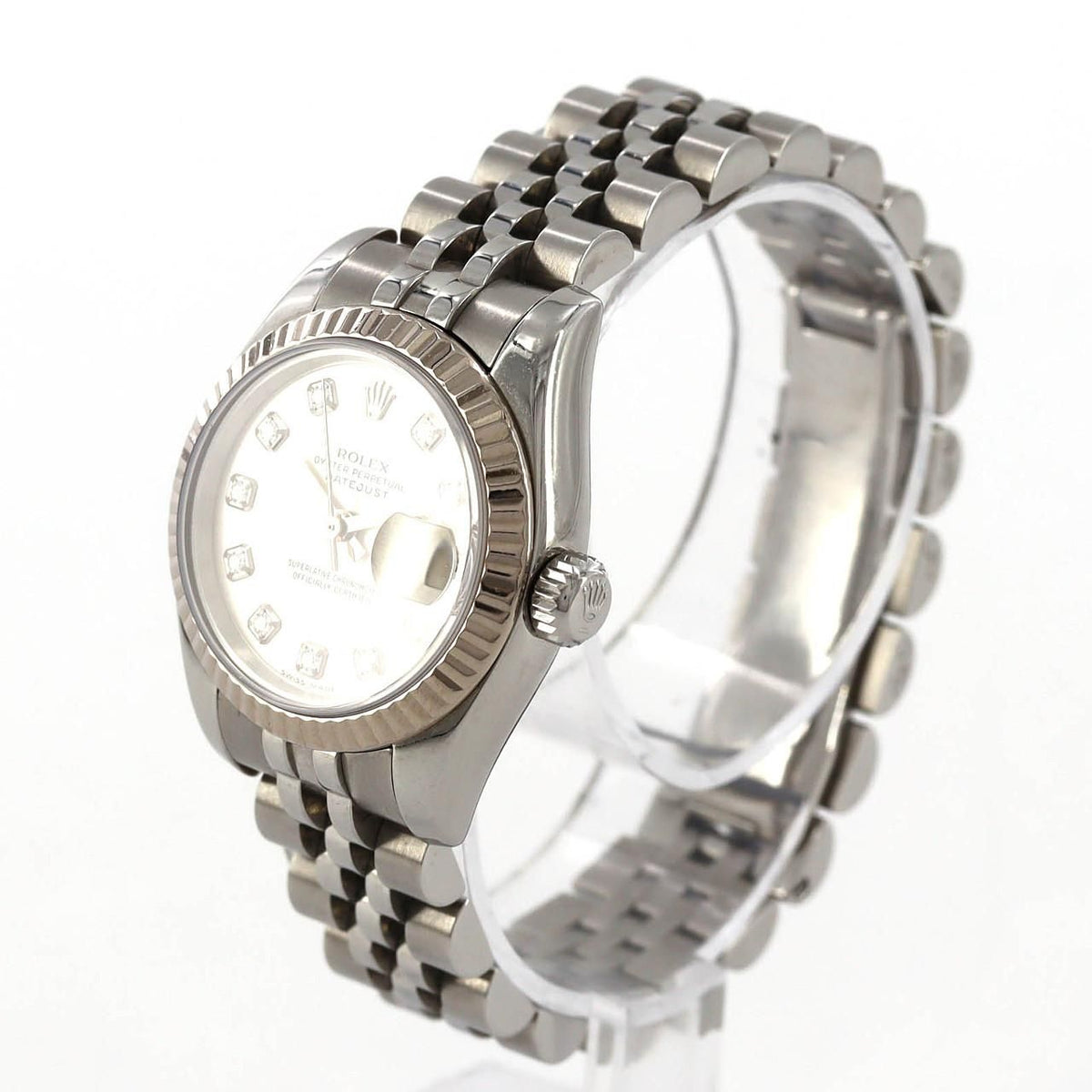 Rolex Datejust Stainless Steel White Gold Automatic — view 2
