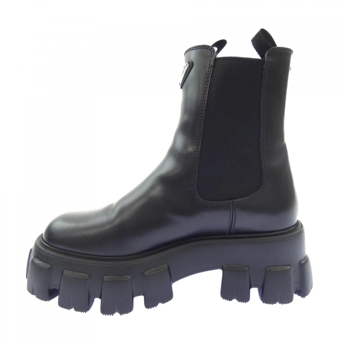 Prada Monolith Chelsea Triangle Logo Boots — view 2