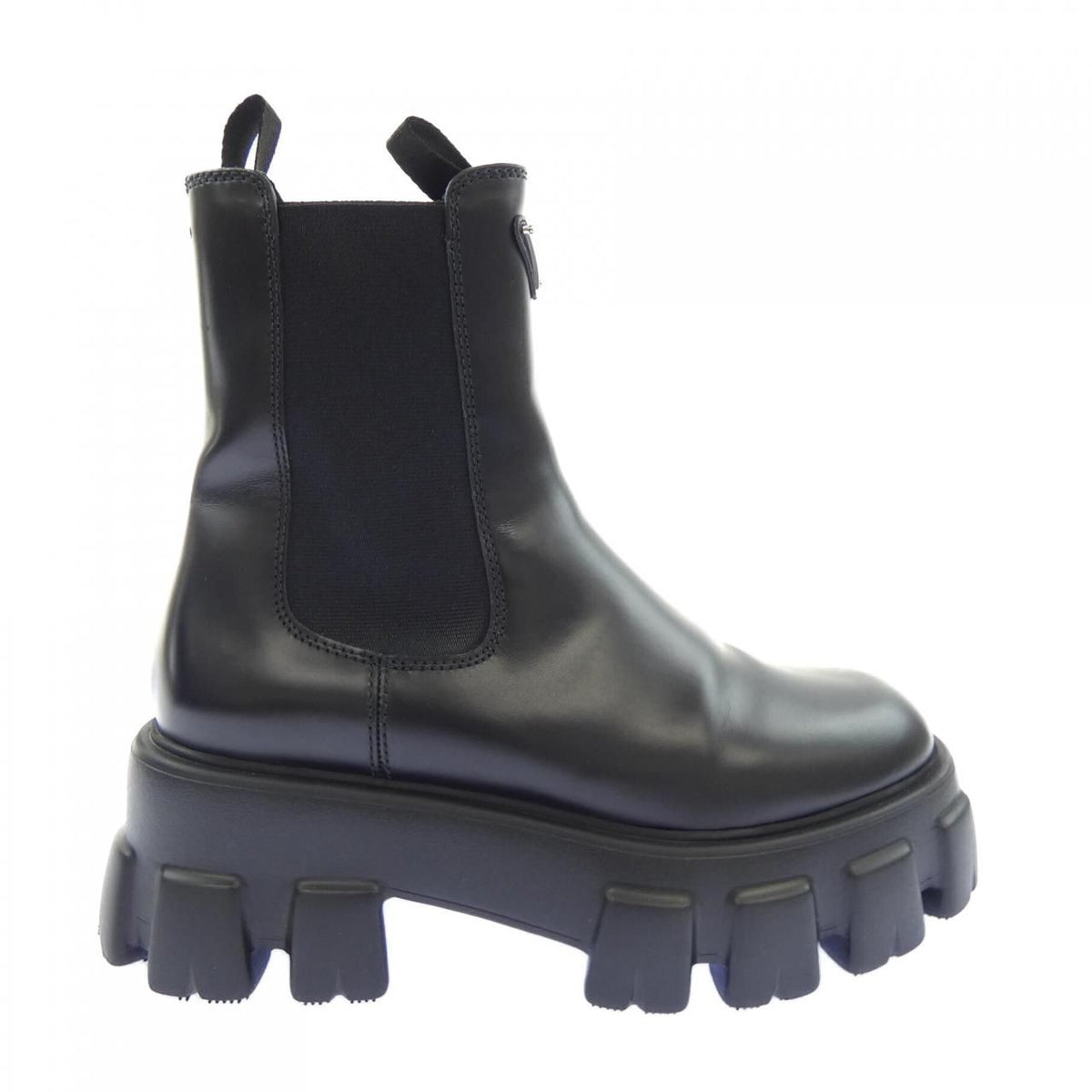 Prada Monolith Chelsea Triangle Logo Boots