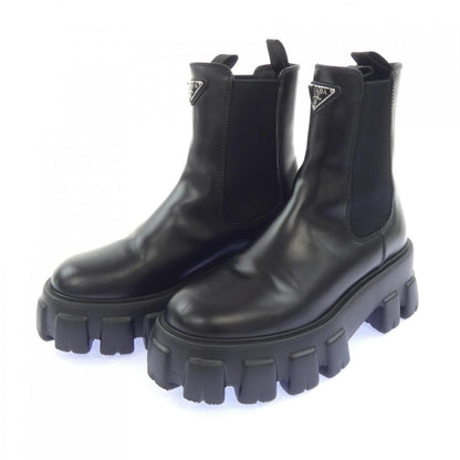 Prada Monolith Chelsea Triangle Logo Boots — view 3