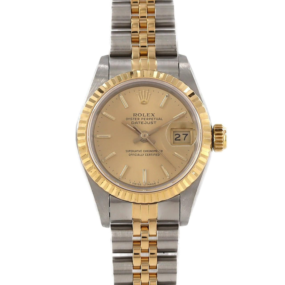 Rolex Datejust Stainless Steel Yellow Gold Automatic