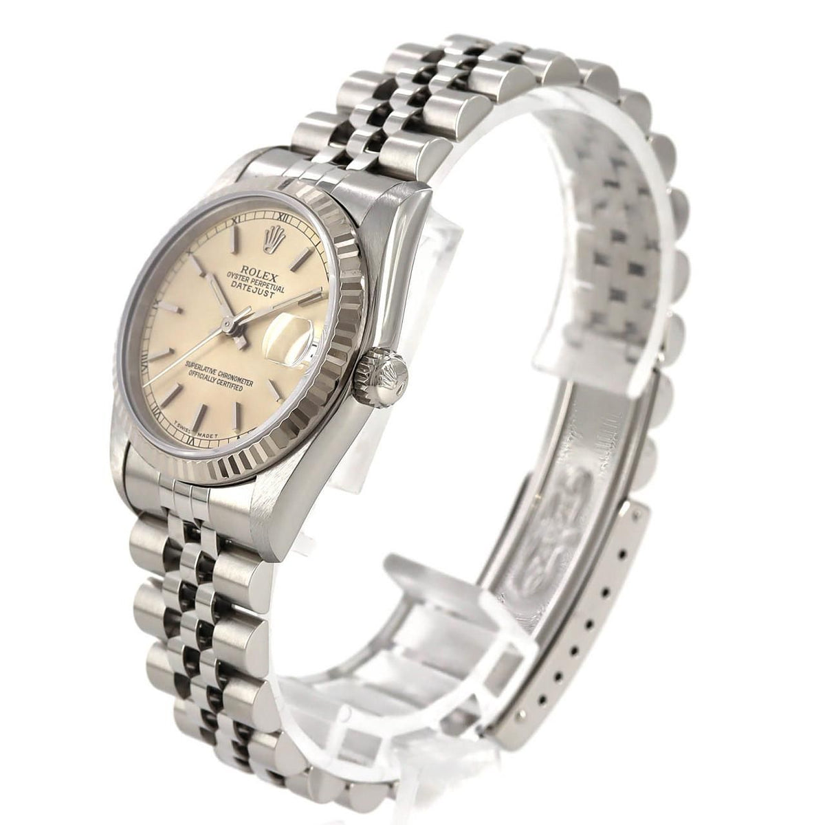 Rolex Datejust Stainless Steel White Gold Automatic — view 2