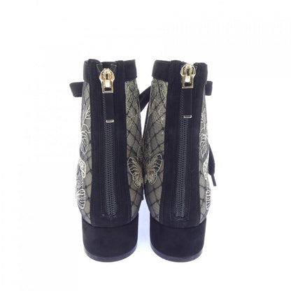 Dior Butterfly Embroidery Naughtily-d Boots — view 5