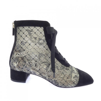 Dior Butterfly Embroidery Naughtily-d Boots