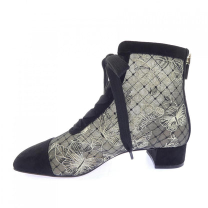 Dior Butterfly Embroidery Naughtily-d Boots — view 2