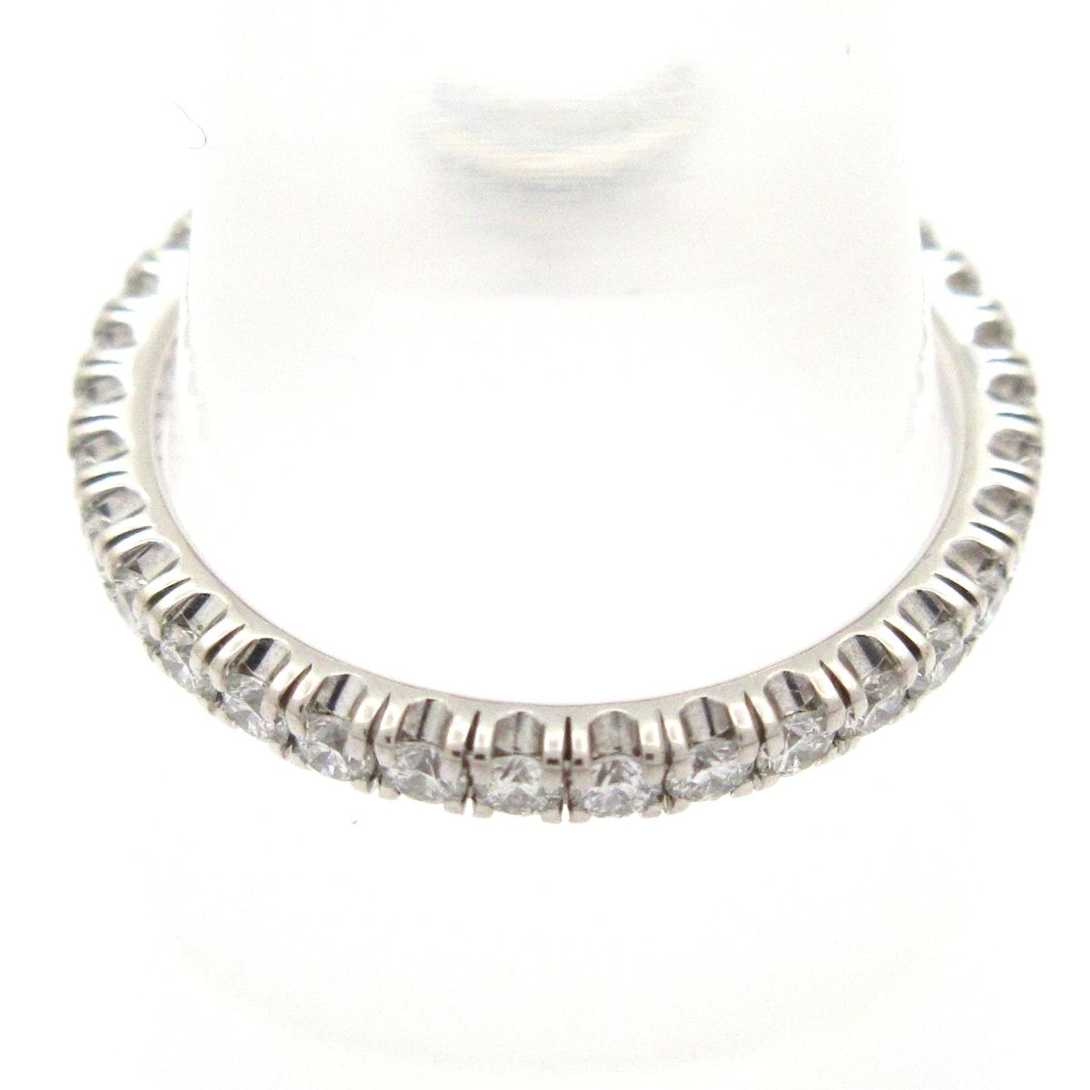 Cartier Ring 47 Full Eternity Etincelle de Cartier 18k White Gold Diamond — view 3
