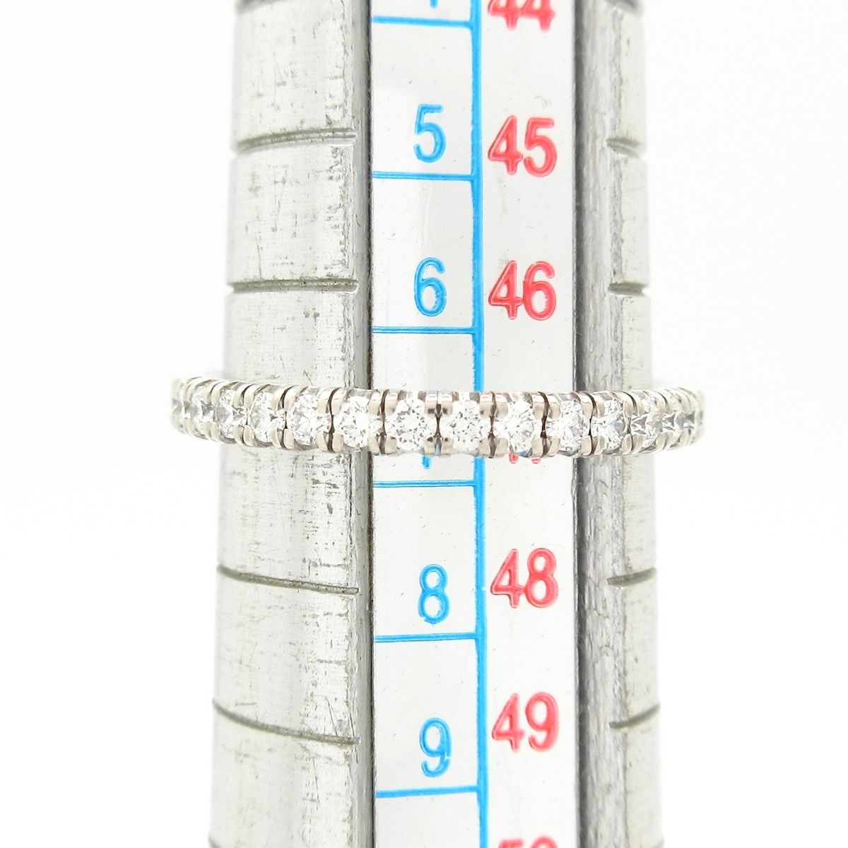 Cartier Ring 47 Full Eternity Etincelle de Cartier 18k White Gold Diamond — view 6