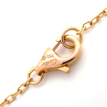 Cartier Necklace Logo Double C 18k Pink Gold Diamond — view 4