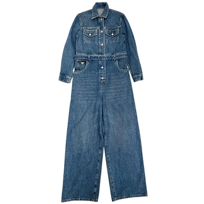 Prada Denim Jumpsuit with Belt 36