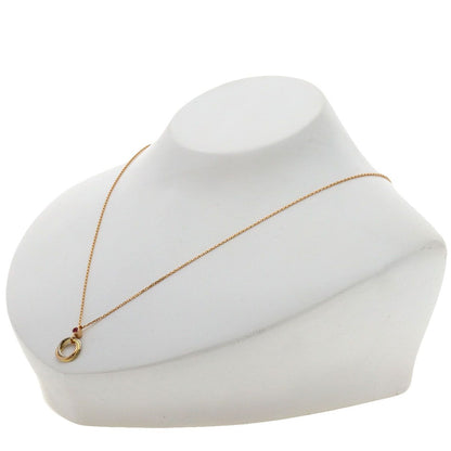 Cartier Baby Trinity Pink Sapphire Necklace — view 4