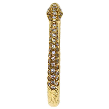 Gucci Ouroboros Half Diamond Ring 18k Yellow Gold — view 3