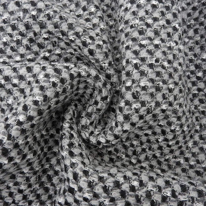 Max Mara Studio Coat Long Stand Collar Tweed Wool Gray — view 5