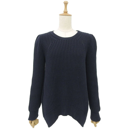 Celine Phoebe Philo Era Knit Sweater Long Sleeve Top Cotton Navy S — view 2