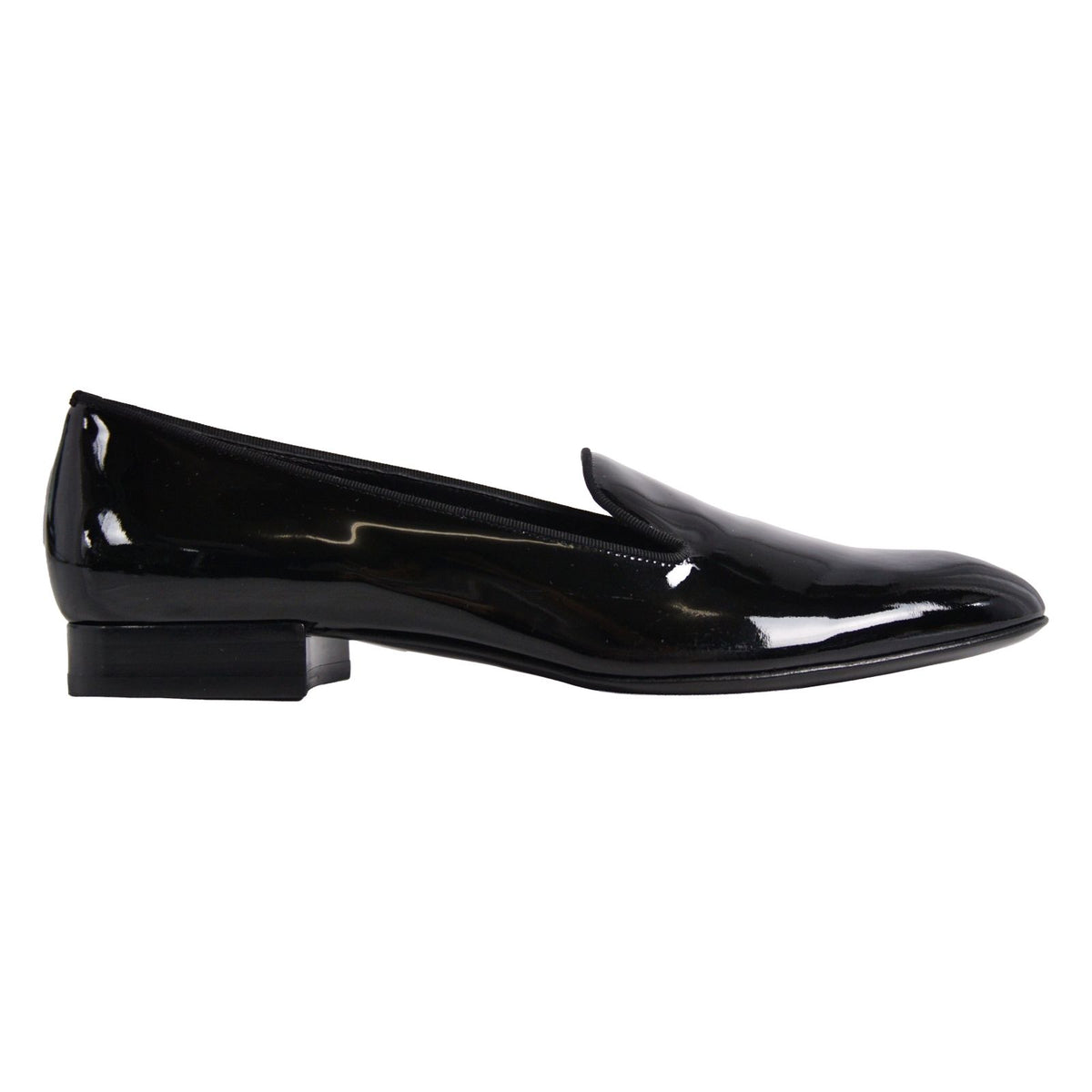 Saint Laurent Loafers Opera Shoes Leather Patent Black — view 6