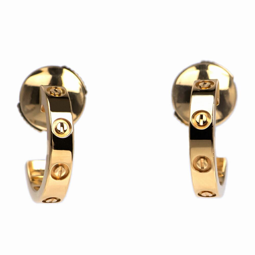 Cartier Love Hoop Earrings Small Model Gold