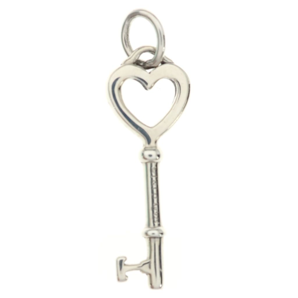 Tiffany & Co Heart Key Pendant Silver — view 2