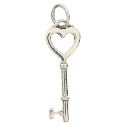 Tiffany & Co Heart Key Pendant Silver — view 2