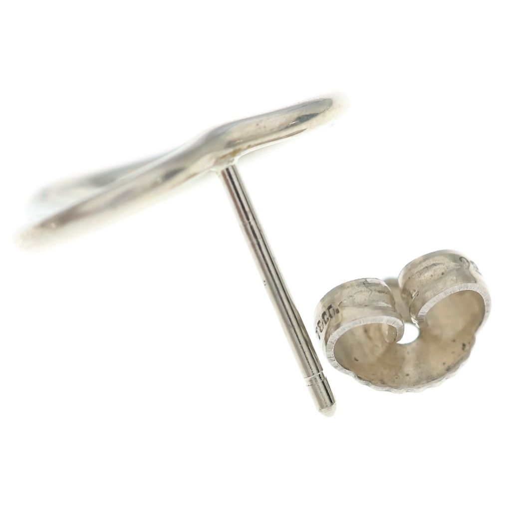 Tiffany & Co Open Heart Earrings Elsa Peretti 925 Sterling Silver — view 5