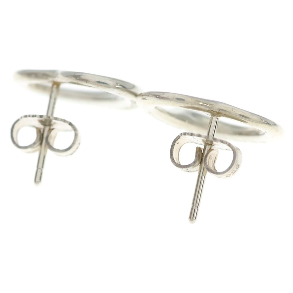 Tiffany & Co Open Heart Earrings Elsa Peretti 925 Sterling Silver — view 2