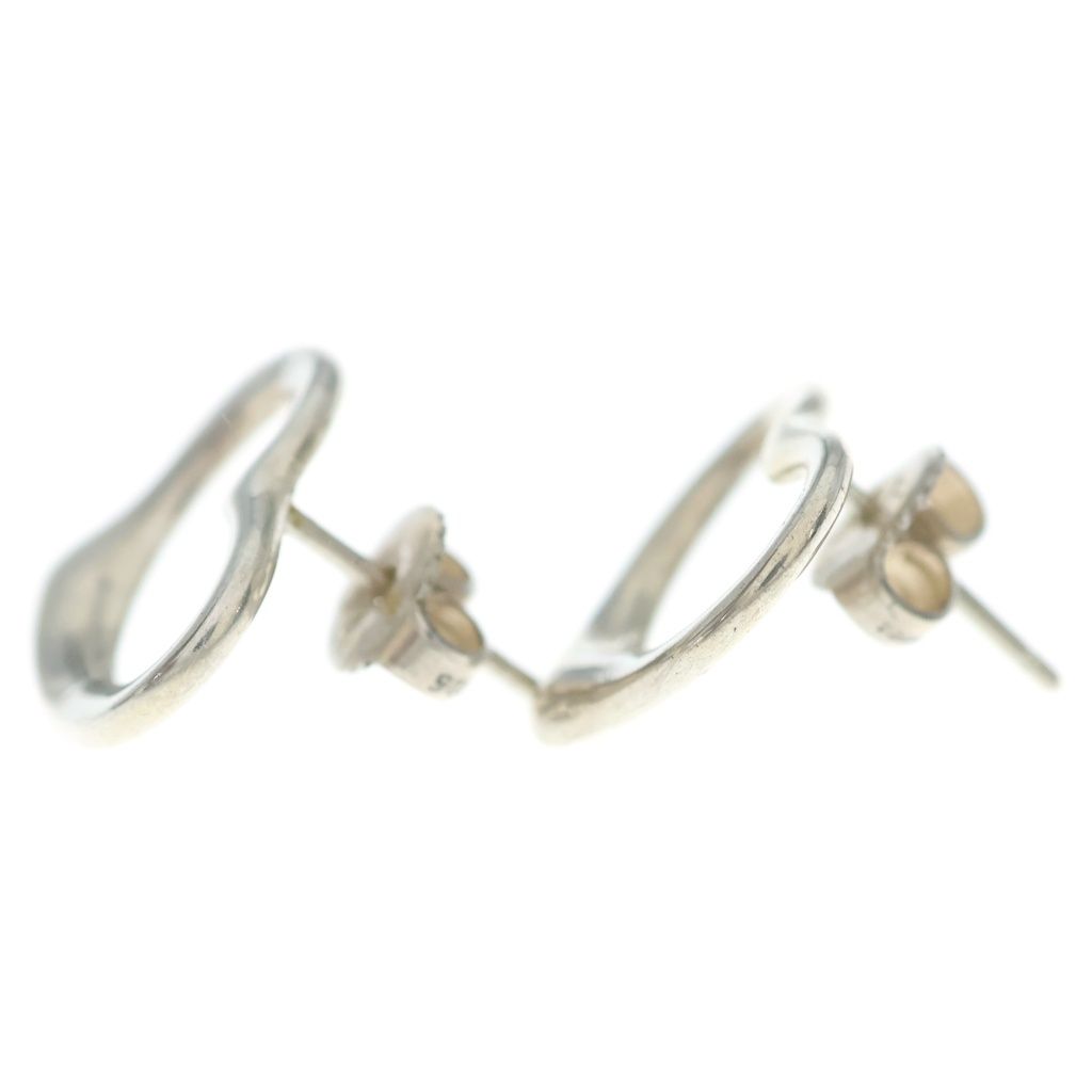 Tiffany & Co Open Heart Earrings Elsa Peretti 925 Sterling Silver — view 3