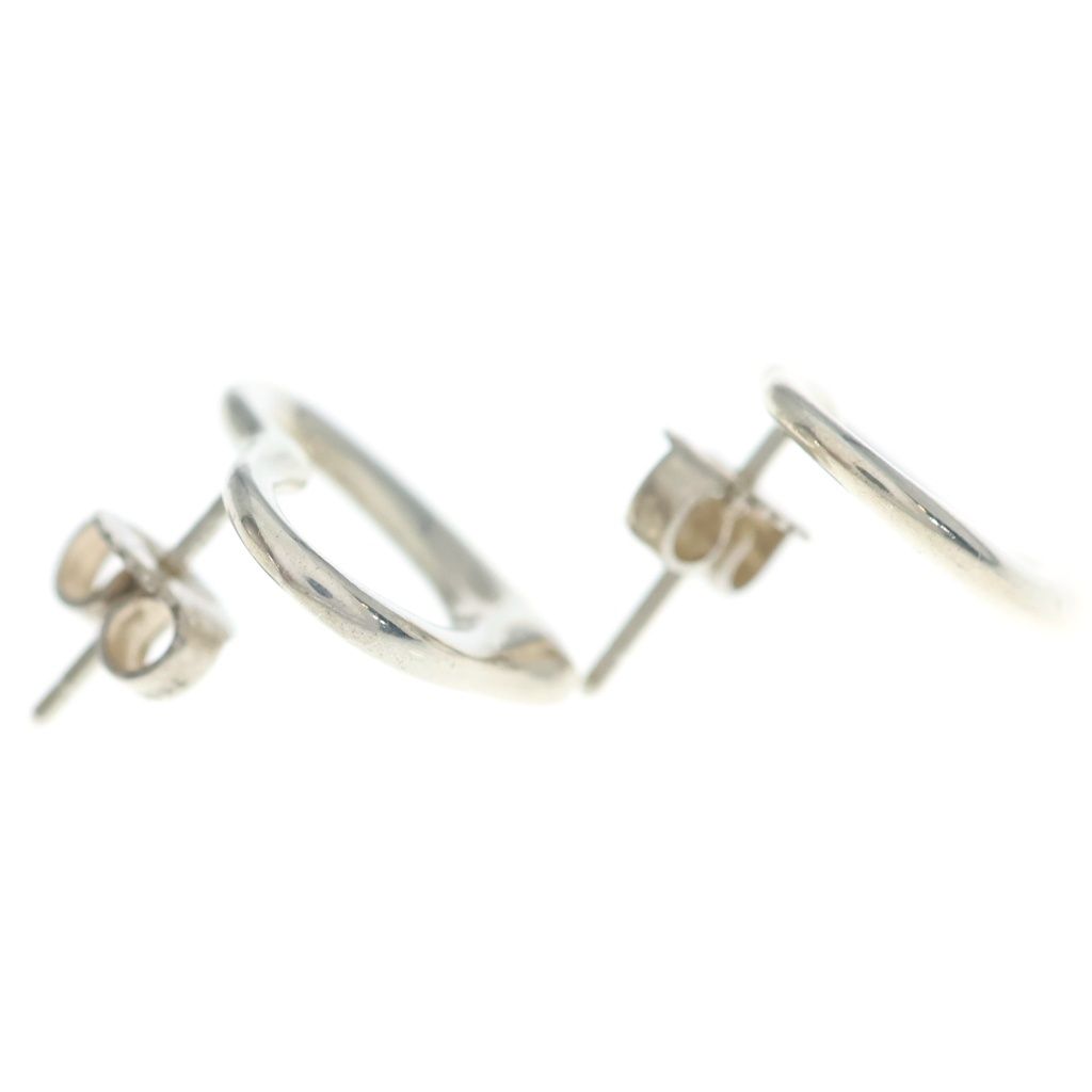 Tiffany & Co Open Heart Earrings Elsa Peretti 925 Sterling Silver — view 4