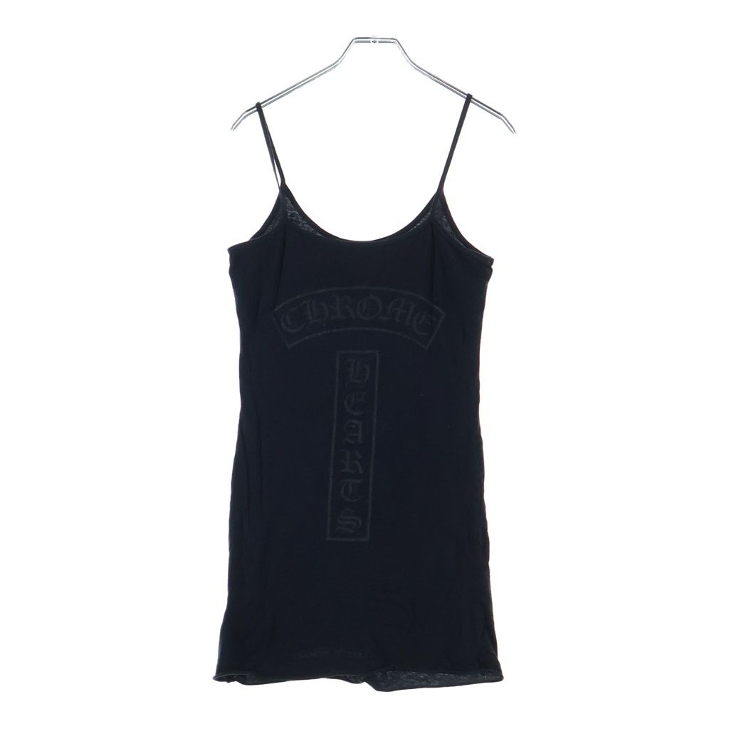 Chrome Hearts Vintage English Side Logo Camisole T Bar Black — view 2