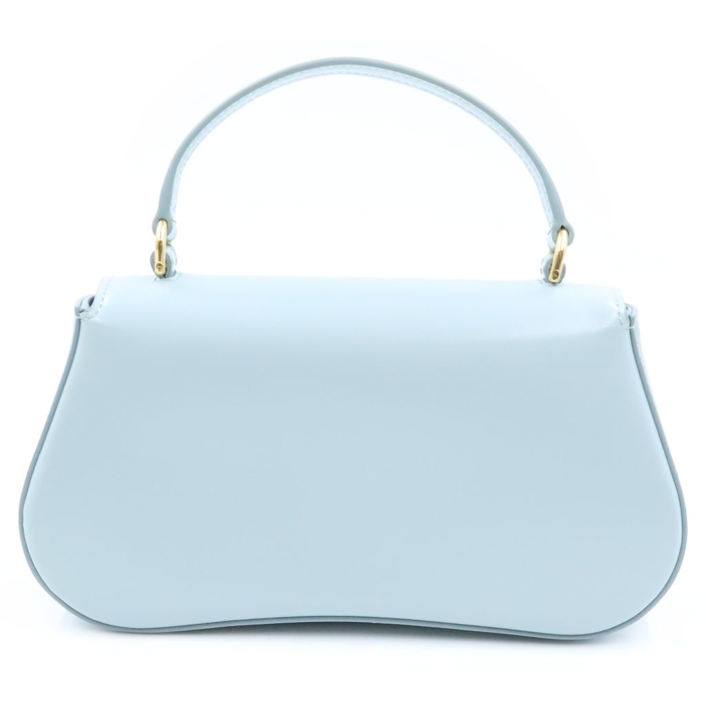 Celine Teen Laura 2-Way Shoulder Bag Light Blue Leather — view 2